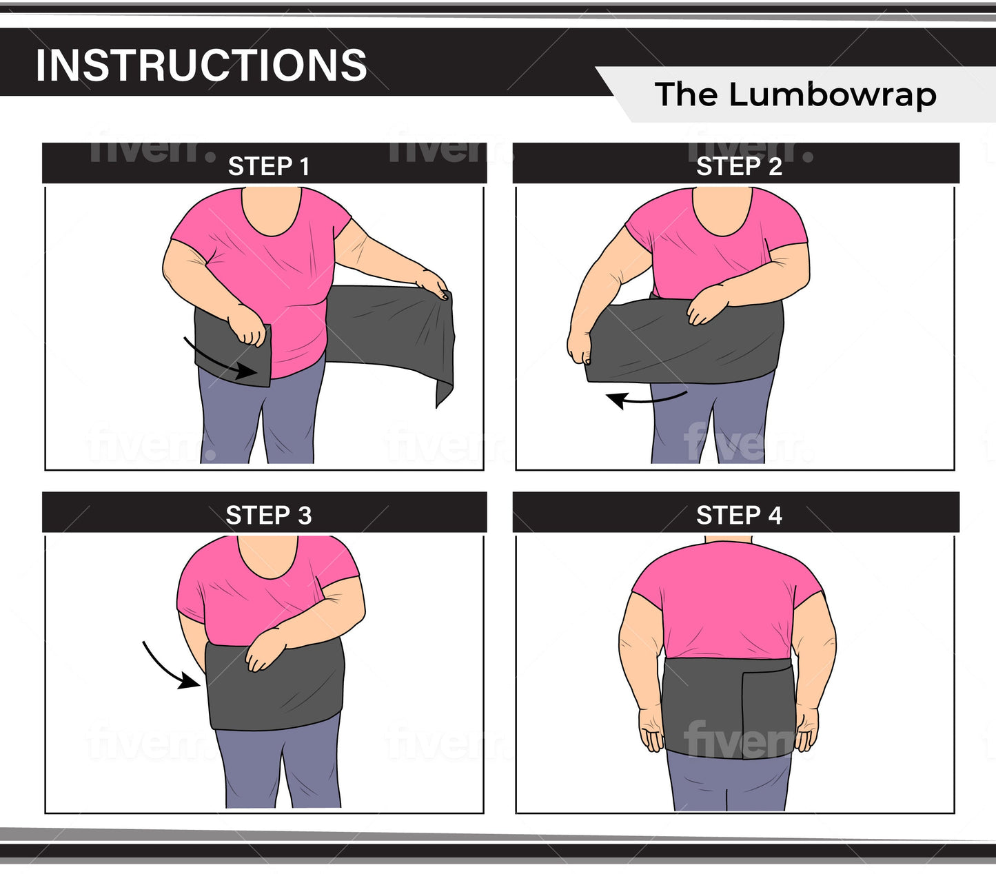 Lumbowrap® - The Belly Wrap For Better Walking Posture