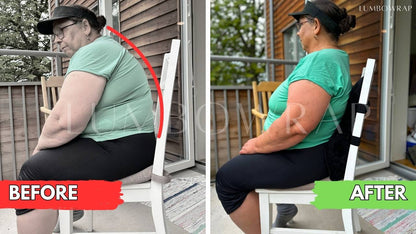 Lumbowrap® - The Plus-Size Lumbar Cushion Support For Big People With Back Pain